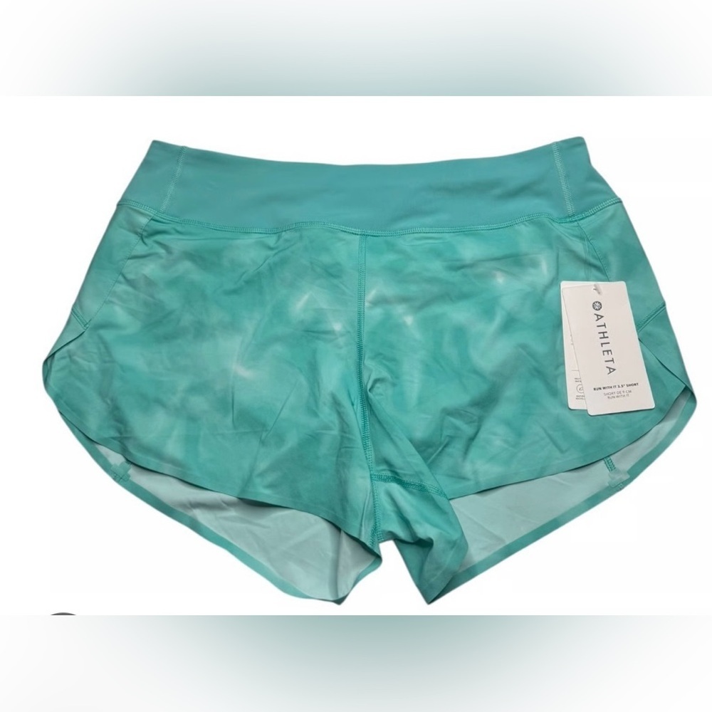 Athleta Run With It 3.5" Aqua Performance‎ Shorts